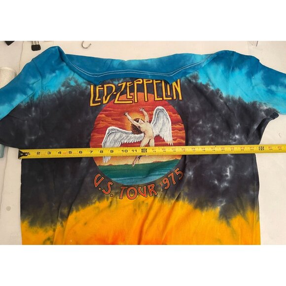 Led Zeppelin Men's Size XXL Icarus US Tour 1975 Tie-Dye Short Sleeve T-Shirt - Picture 5 of 6